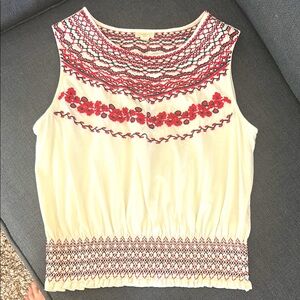 Anthropology sleeveless top
